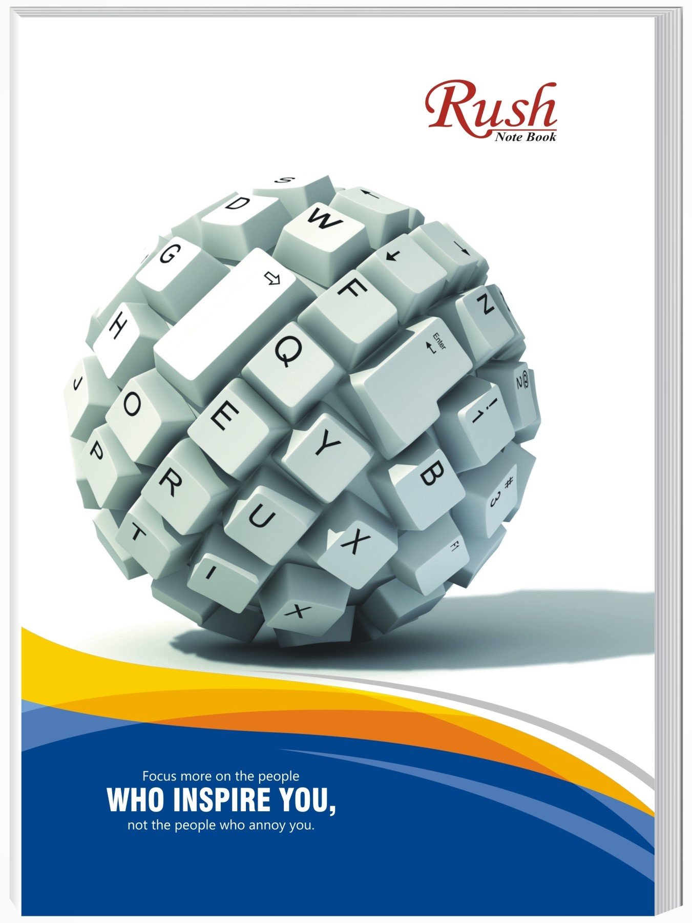 Rush 120 Pages Premium A4 Notebook - Interleaf