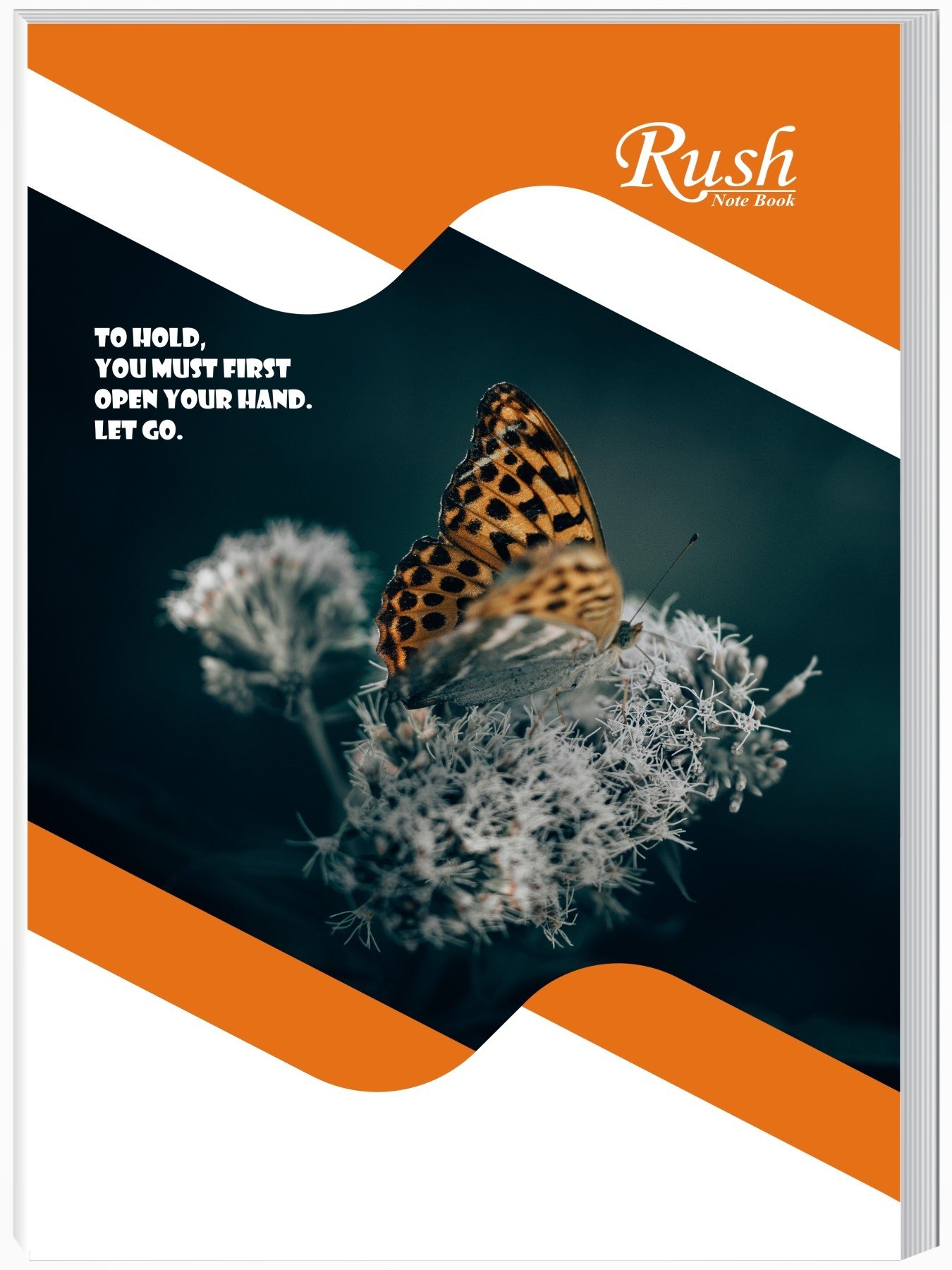 Rush 240 Pages Premium A4 Notebook - Unruled (Plain)