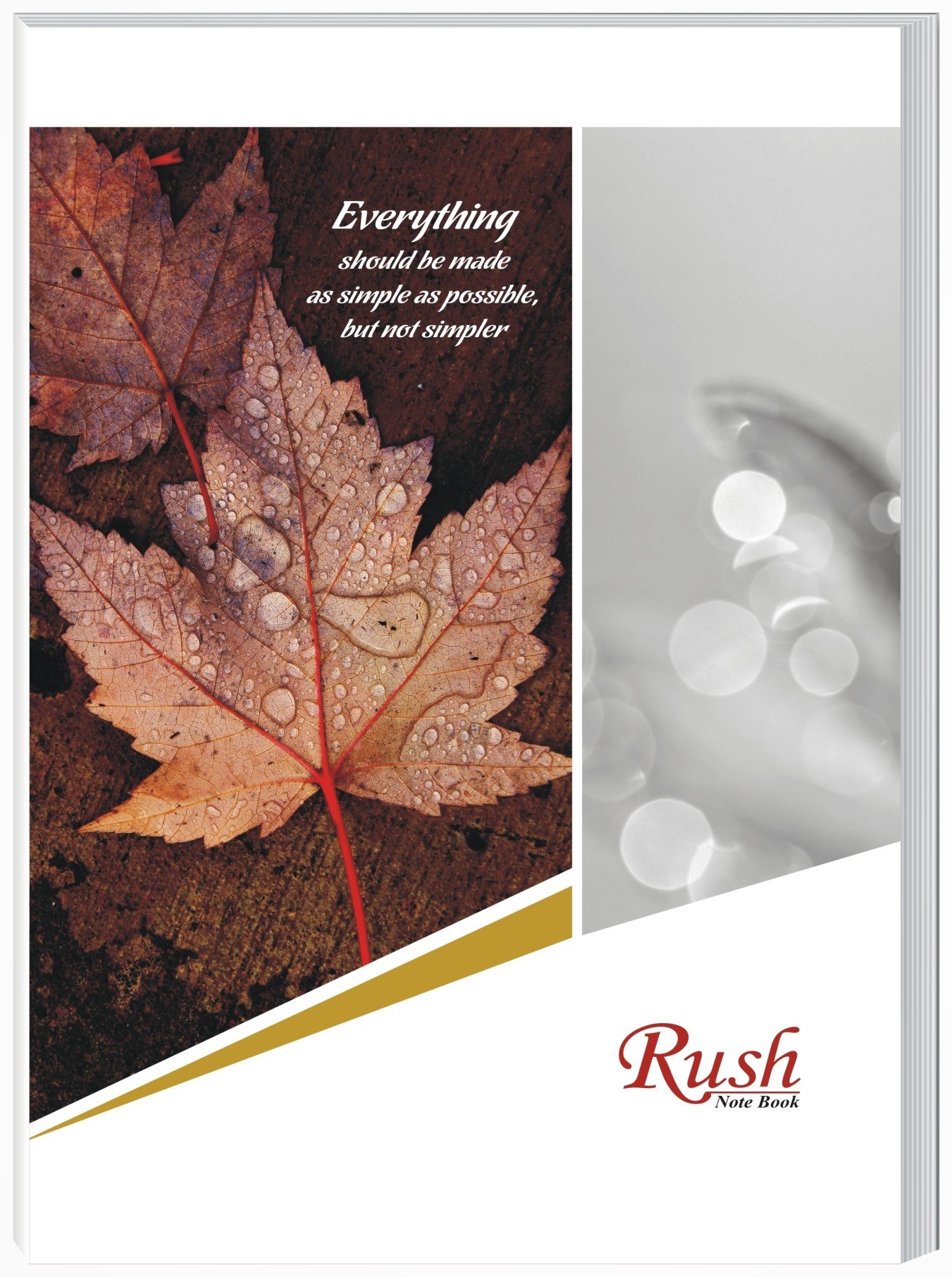 Rush 360 Pages Premium A4 Notebook - Single Line Ruled