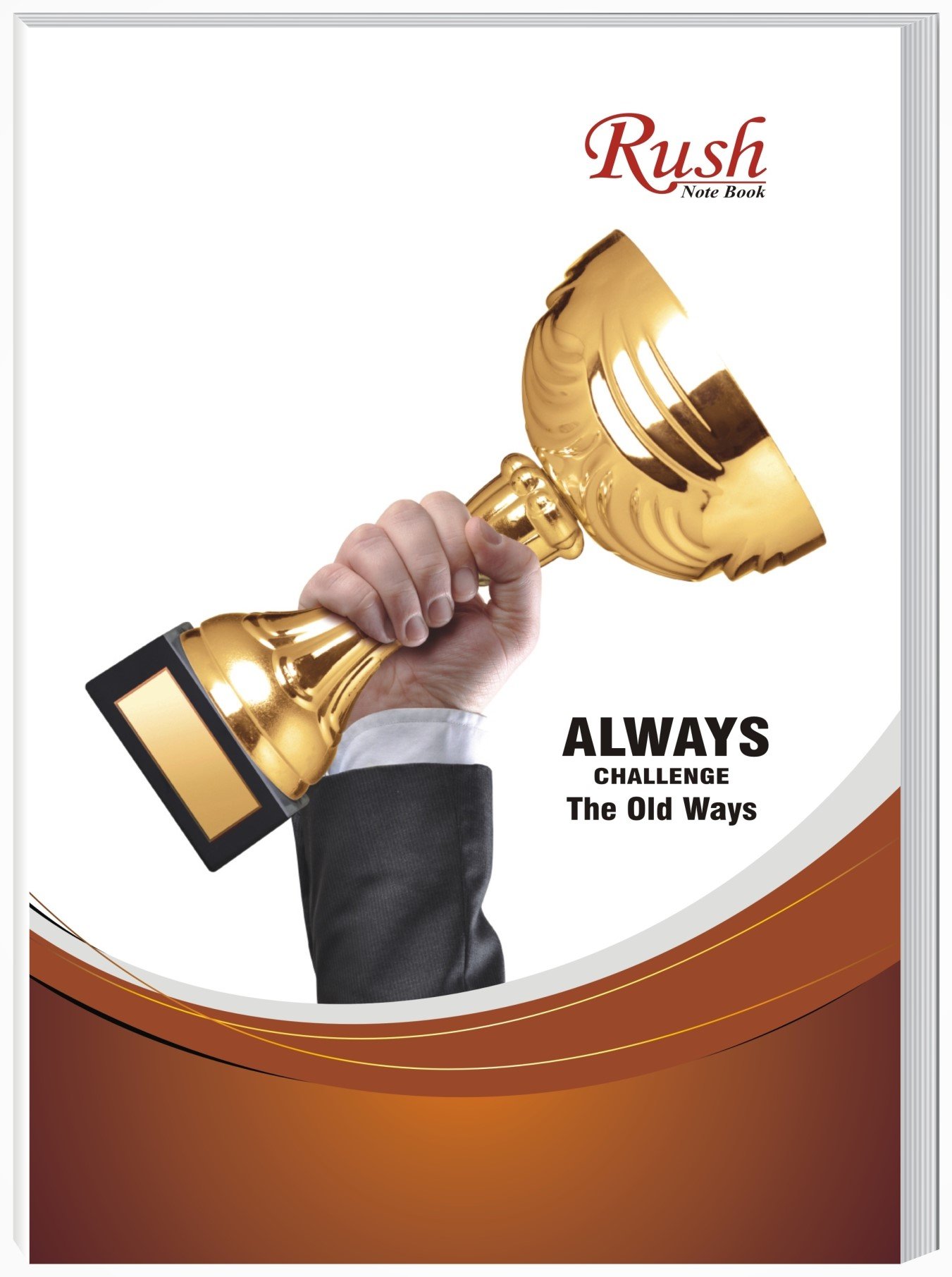 Rush 180 Pages Premium A4 Notebook - Single Line Ruled