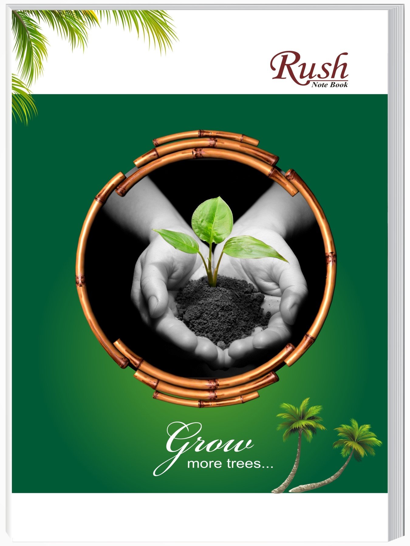 Rush 240 Pages Premium A4 Notebook - Single Line Ruled