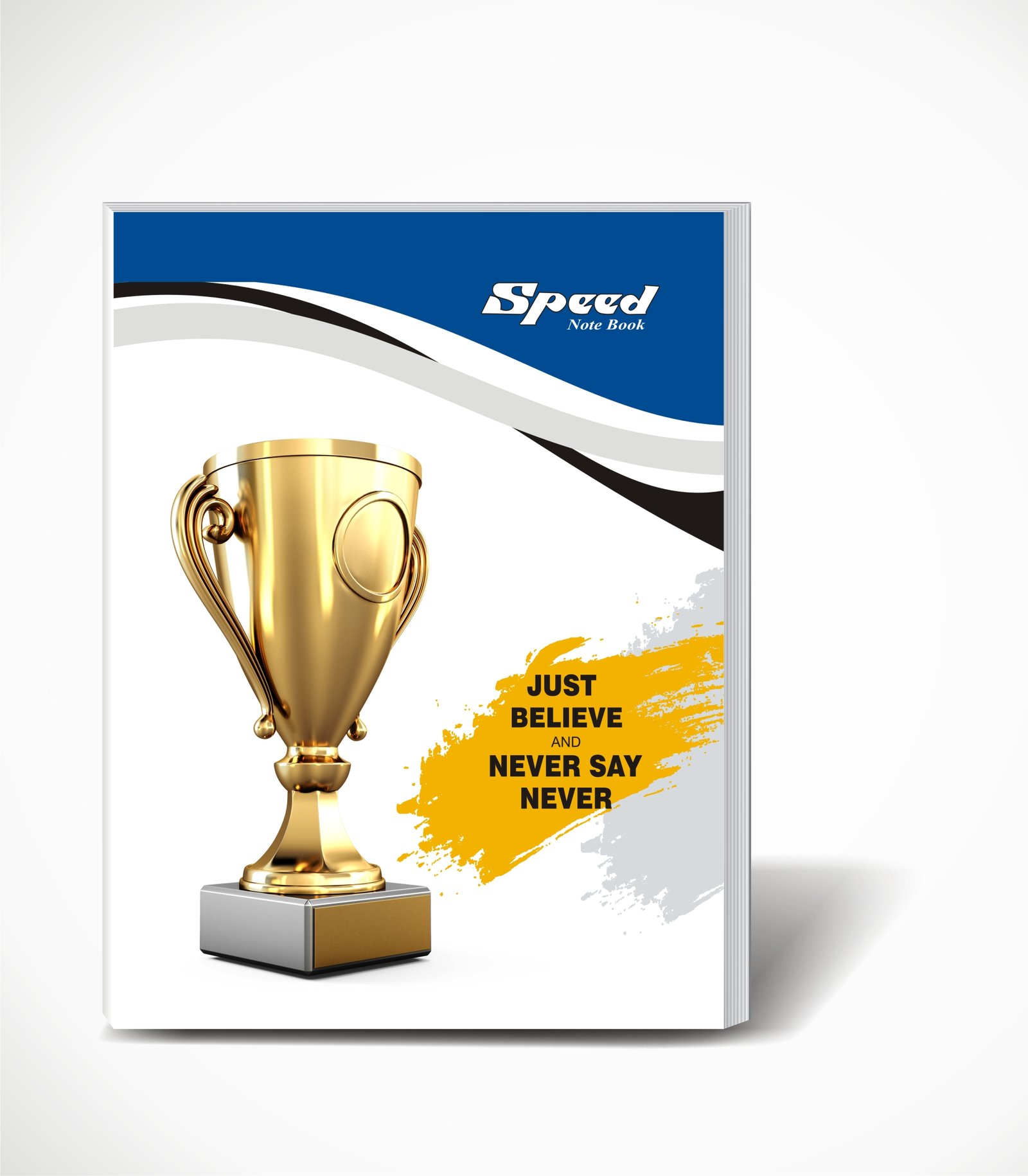 Speed 72 Pages Semi Rough Short (21x16 cm) Notebook - 4 Line with Gap (English)