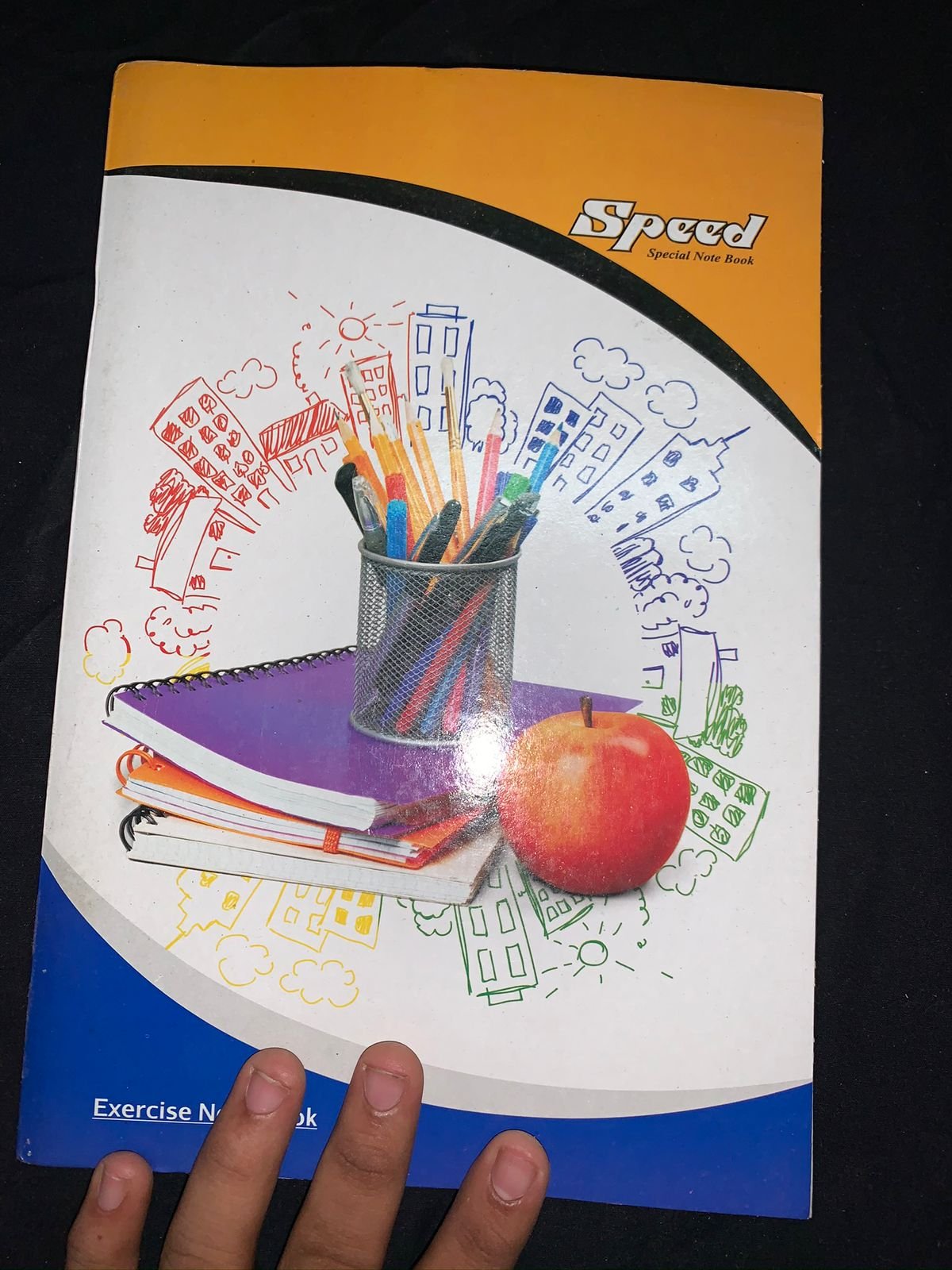Rock 320 Pages A4 Rough Notebook (Newsprint) - Plain
